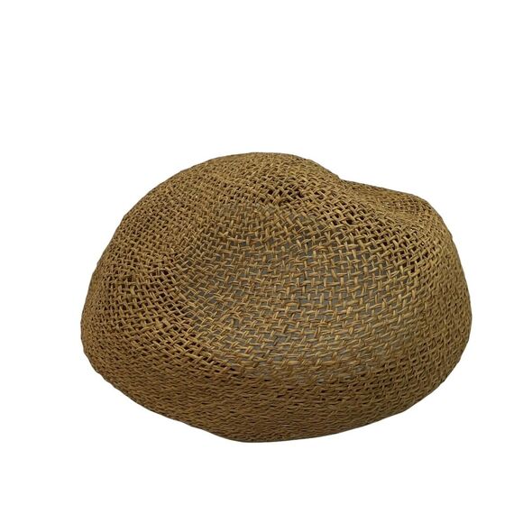 Newspaper Boy Straw Hat Vintage Country Gentleman Mens Brown Applejack One Size - Picture 3 of 14